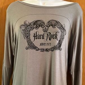 Hard Rock Couture grey Tee sz M